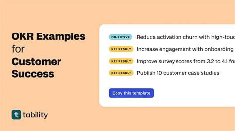 okrs for customer success|customer goals.